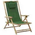 Miniatyrbild 1 av 2: Reclinerstol grön bambu och tyg