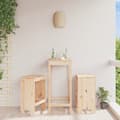 Miniatyrbild 1 av 2: Barstolar 2 st 40x36x75 cm massiv furu