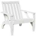 Miniatyrbild 2 av 2: Adirondackstol vit 75x77x77 cm massiv furu
