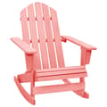 Miniatyrbild 1 av 2: Gungstol adirondack massivt granträ rosa