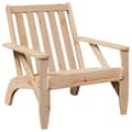Miniatyrbild 2 av 2: Adirondackstol 75x77x77 cm massiv furu