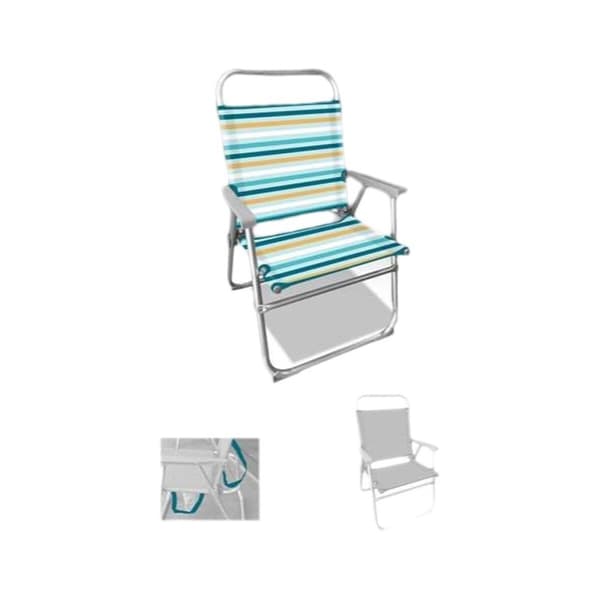 Strandstol Gul Grønn 87 x 56 cm 88 x 56 cm
