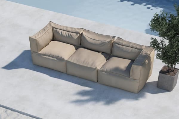 FURNLUX ULKOILUTUOLI RAMBO BEIGE 105CM