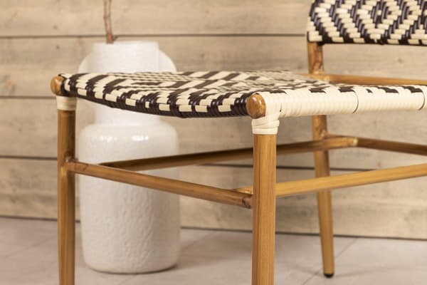 FURNLUX MATSTOL FÖR UTOMHUSBRUK CALAPAN BEIGE & BRUN 56CM