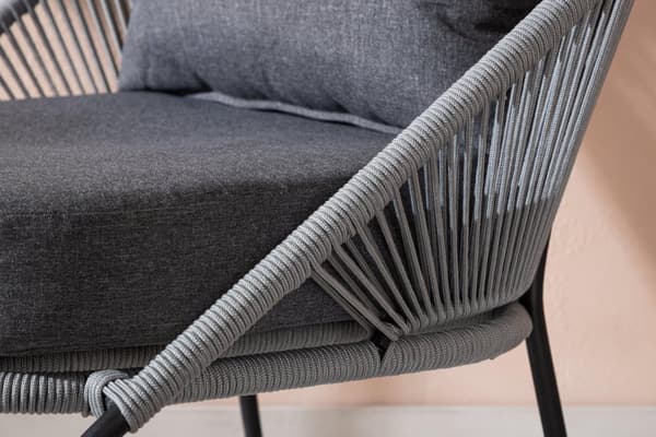 FURNLUX ULKOILUTUOLI LINDOS HARMAA & MUSTA 73CM
