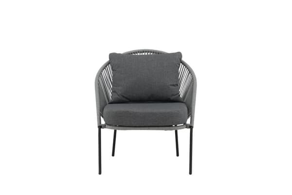 FURNLUX ULKOILUTUOLI LINDOS HARMAA & MUSTA 73CM