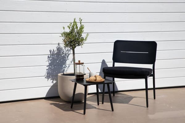 FURNLUX ULKOILMARUOKAILUTUOLI LINA MUSTA 55CM