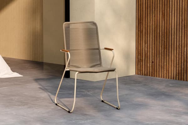 FURNLUX MATSTOL FÖR UTOMHUSBRUK BOIS BEIGE 63CM