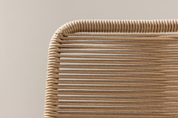 FURNLUX UTESERVERINGSSTOL LINDOS BEIGE & SVART 55CM