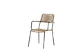 Miniatyrbild 1 av 7: FURNLUX UTESERVERINGSSTOL LINDOS BEIGE & SVART 55CM