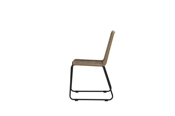 FURNLUX UTEMATSALSSTOL LINDOS BEIGE & SVART 57CM