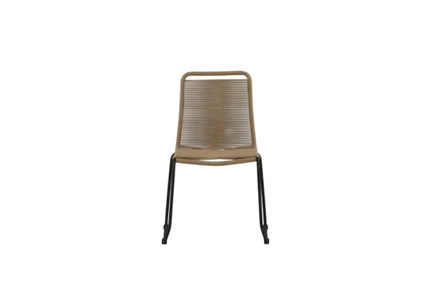 FURNLUX UTEMATSALSSTOL LINDOS BEIGE & SVART 57CM