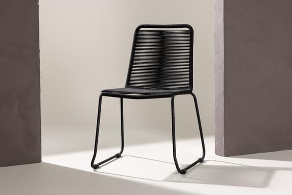 FURNLUX ULKOTUOLIN LINDOS MUSTA 57CM