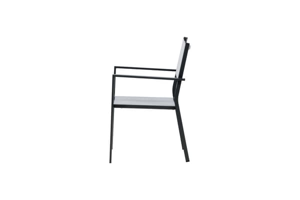 FURNLUX ULKOILMARUOKAILUTUOLI COPACABANA HARMAA & MUSTA 57CM