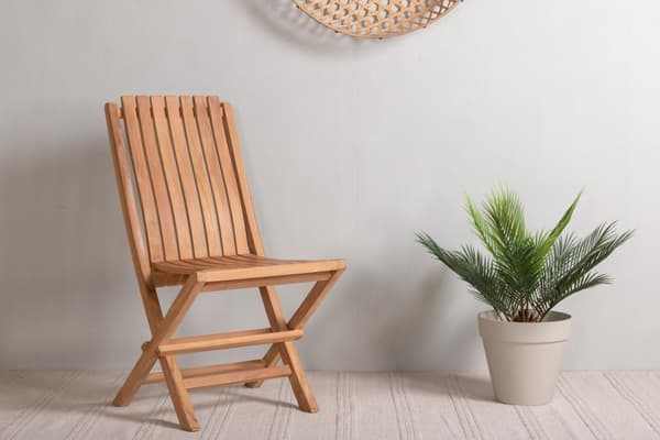 FURNLUX MATSTOL FÖR UTOMHUSBRUK GHANA TEAK 43CM
