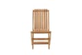 Pikkukuva 2 / 6: FURNLUX ULKONA RUOKAILUTUOLI GHANA TEAK 43CM