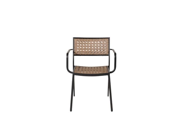 FURNLUX UTESERVERINGSSTOL PAOLA BEIGE & SVART 56CM