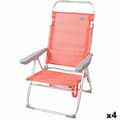 Miniatyrbild 1 av 4: hopfällbar stol aktiv flamingo korall 48 x 99 x 57 cm (4 enheter)
