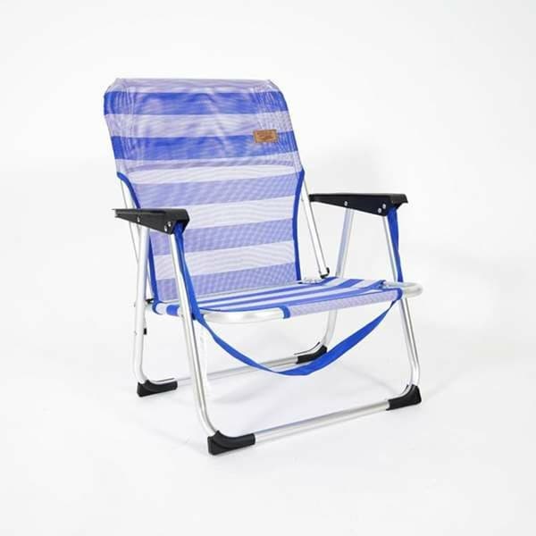 Polstrede Campingstol Ociotrends Blå 40 x 55 x 70 cm