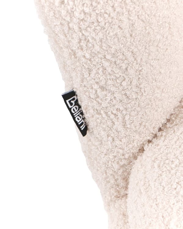 Barnestol Lys Beige Boucle Polstring Treben Lenestol for Barn Barnerom