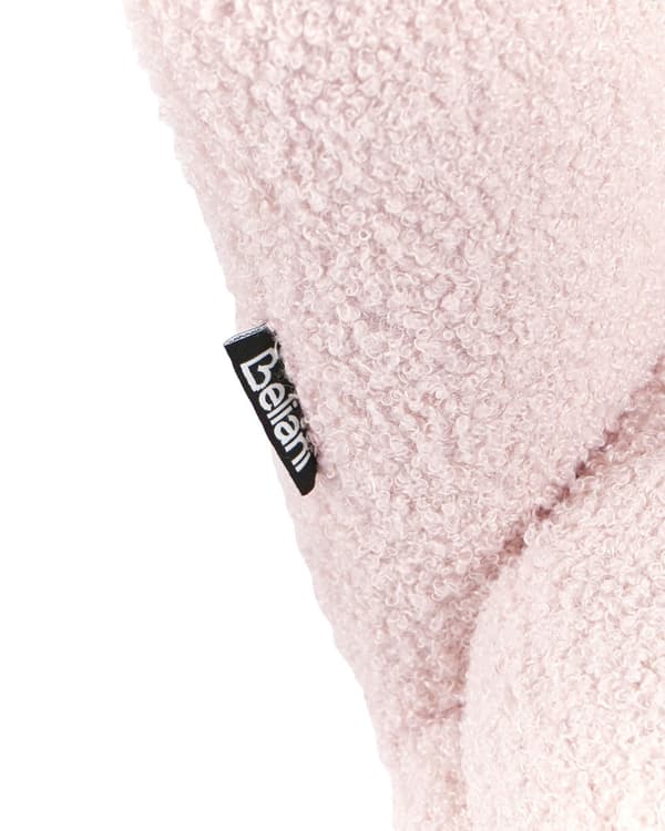 Barnestol Pastellrosa Boucle Polstring Treben Lenestol for Barn Barnerom