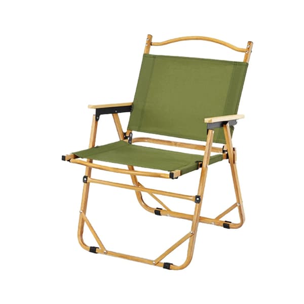 Kermit Stol, Aluminiumlegering, 320 lbs Belastningskapacitet, Snabbt Fällbar,1PC Grön