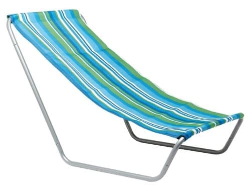 Sammenklappelig strandstol med taske Lido 50x58x93cm