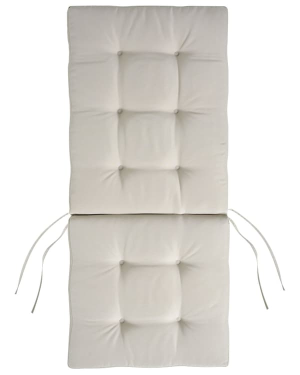 Sett med 2 Hagespisestoler i Lyst Tre med Taupe Puter Akasietre Ramme Sammenleggbar Rustikk Design