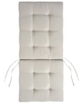 Miniatyrbilde 9 av 11: Sett med 2 Hagespisestoler i Lyst Tre med Taupe Puter Akasietre Ramme Sammenleggbar Rustikk Design