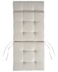 Miniatyrbilde 10 av 11: Sett med 2 Hagespisestoler i Lyst Tre med Taupe Puter Akasietre Ramme Sammenleggbar Rustikk Design