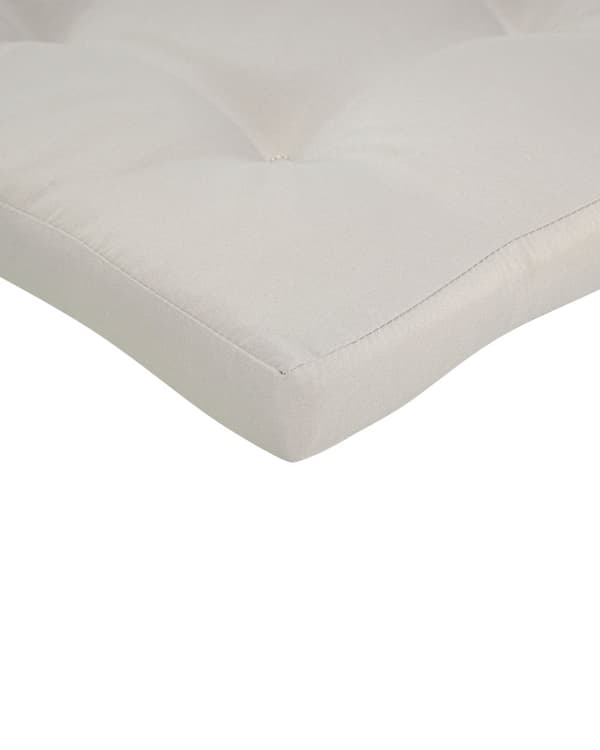 Sett med 2 Hagespisestoler i Lyst Tre med Taupe Puter Akasietre Ramme Sammenleggbar Rustikk Design