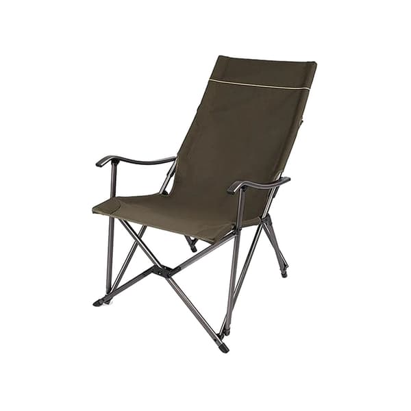 Bärbar Campingstol, Ergonomisk Design, Lättviktig och Fällbar,Armégrön