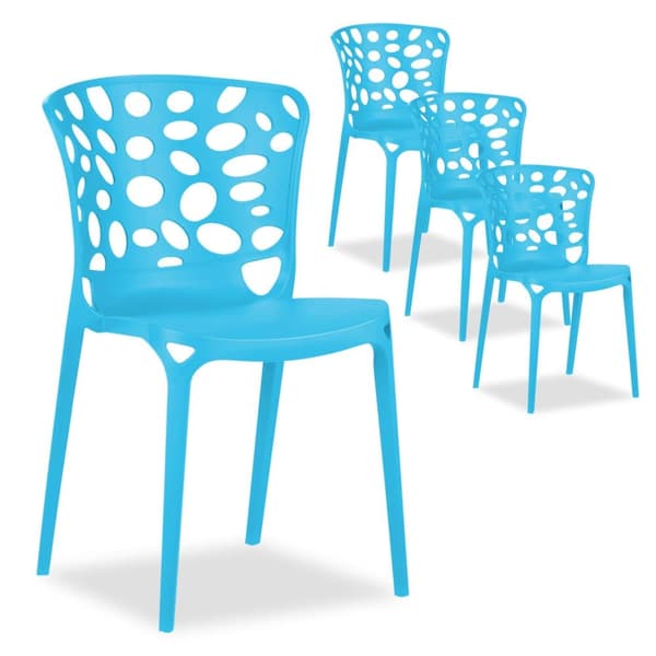 Trädgårdsstol Set, 47x83x47 cm, Blå