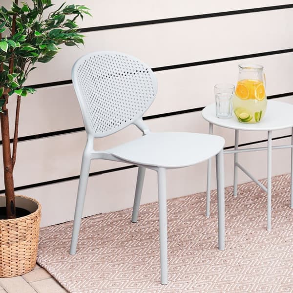 Trädgårdsstol Set, 41x77.5x48 cm, Grå