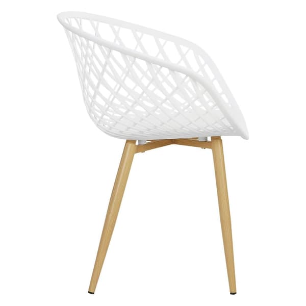 Trädgårdsstol Set, 62x80x57 cm, Vit