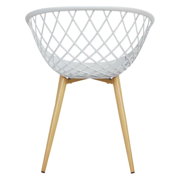 Trädgårdsstol, Set om 2, 62x80x57 cm, Grå