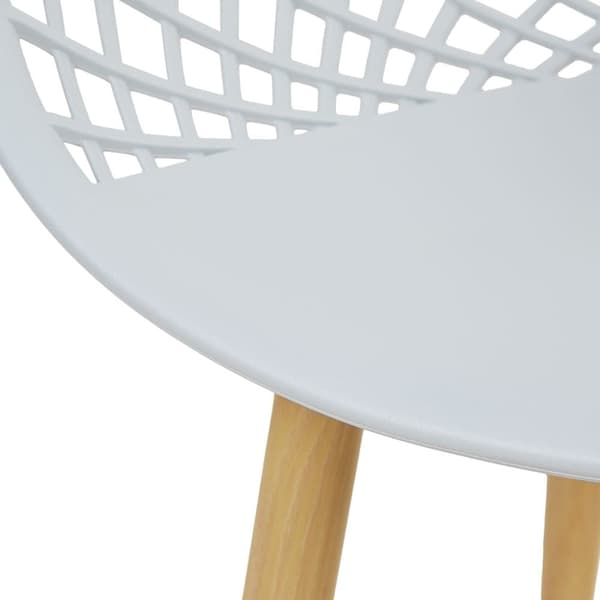 Trädgårdsstol, Set om 2, 62x80x57 cm, Grå