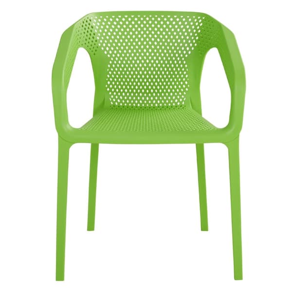 Trädgårdsstol Set, 55x74.5x54 cm, Grön