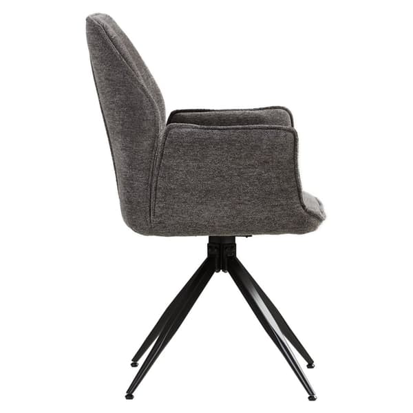 Matstolsset, Moderna Äggstolar Chenille Garn Grå Fåtöljer, 61x92.5x60 cm, Grå