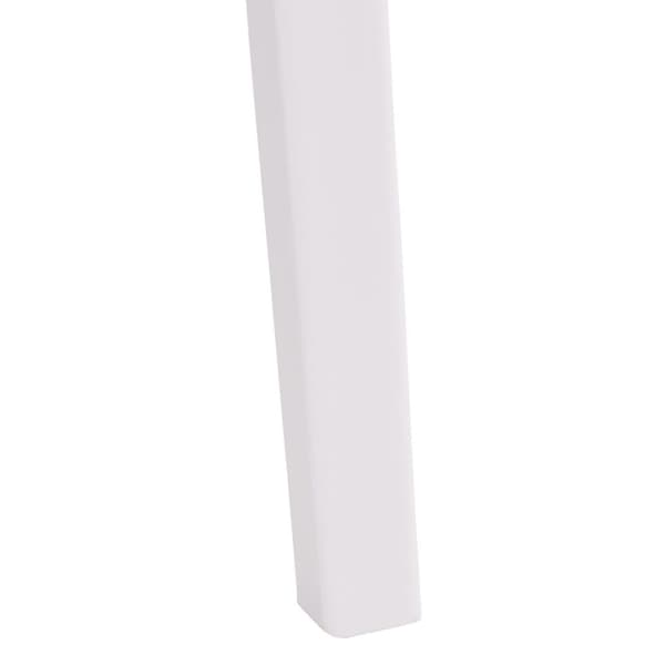 Trädgårdsstol, 55x74,5x54 cm, Vit