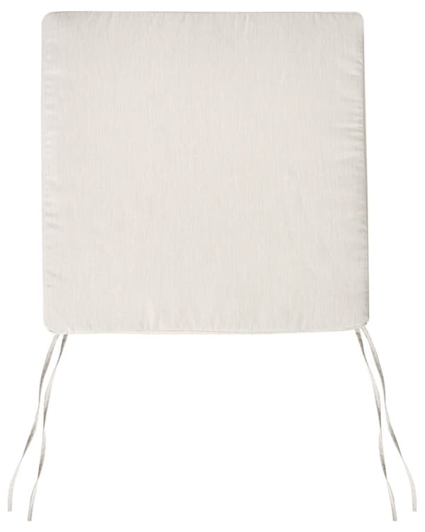 Sett med 2 Hagespisestoler med Puter Lysebeige Sertifisert Akasietre Polyester Rustikk Stil