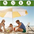 Pikkukuva 4 / 8: Lollanda Taitettava Rantatuoli Säilytyspussilla, Taitettava Aurinkotuoli - Pehmustettu Kevyt Retkeilytuoli