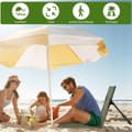 Pikkukuva 4 / 8: Lollanda Taitettava Rantatuoli Säilytyspussilla, Taitettava Aurinkotuoli - Pehmustettu Kevyt Retkeilytuoli