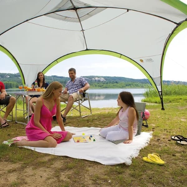 Lollanda Vikbar Strandstol med Ryggstöd - Lättviktig och Hållbar med förvaringsväska, Hopfällbar Solstol / Campingstol