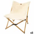 Miniatyrbillede 1 af 7: Sammenklappelig campingstol Aktive Jord 58 x 73 x 61 cm (2 enheder)