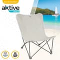 Miniatyrbillede 3 af 5: Sammenklappelig campingstol Aktive Beige 78 x 90 x 76 cm (4 enheder)