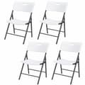 Miniatyrbillede 1 af 6: Polstrede Campingstol Lifetime Hvid 4 enheder 50 x 58 x 83 cm