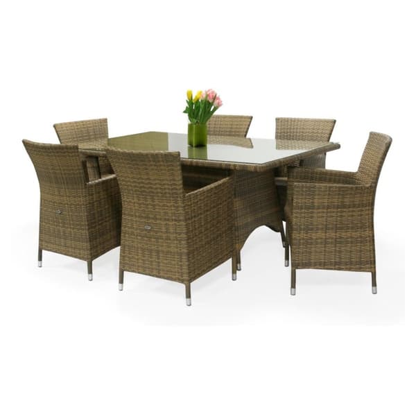 Stol WICKER-1 cappuccino
