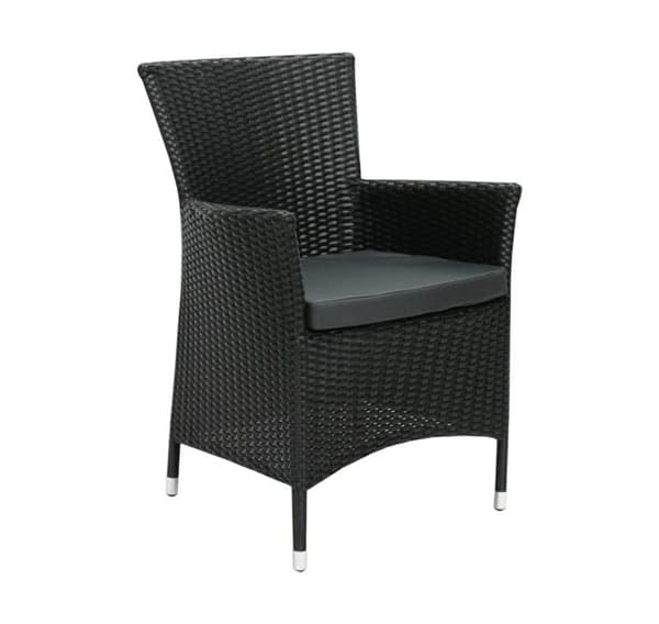 Stol WICKER-1 svart