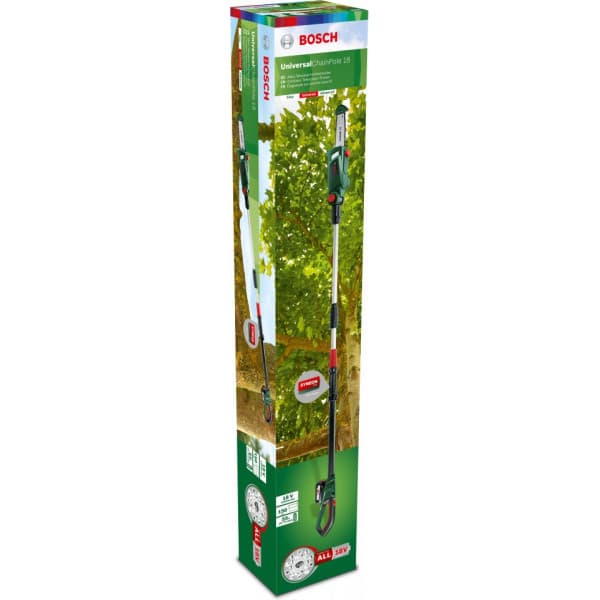 Bosch UniversalChainPole 18 - batterisav med 2,5 Ah batteri